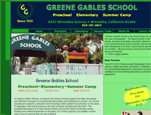 Tablet Screenshot of greenegables.com